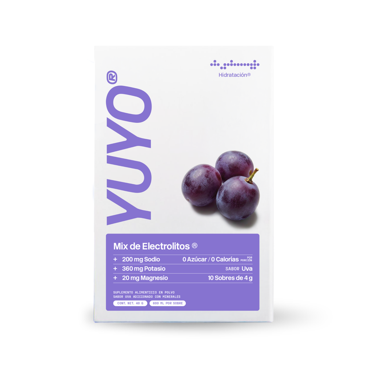 Yuyo Mix de Electrolitos Caja de 10 sobres