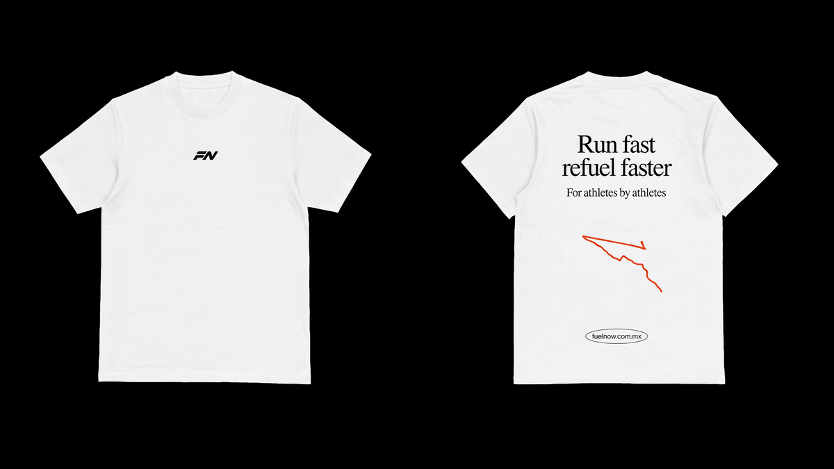 Camiseta FuelNow Manga Corta Blanca
