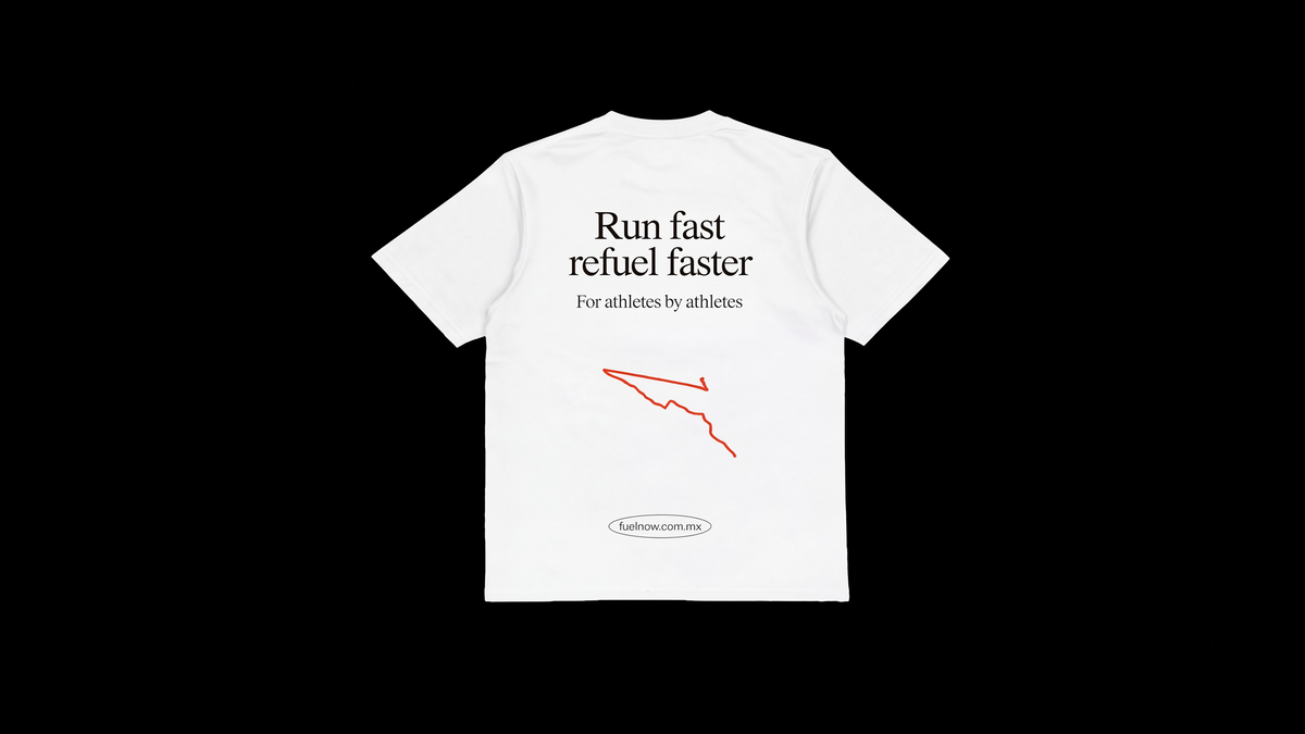 Camiseta FuelNow Manga Corta Blanca