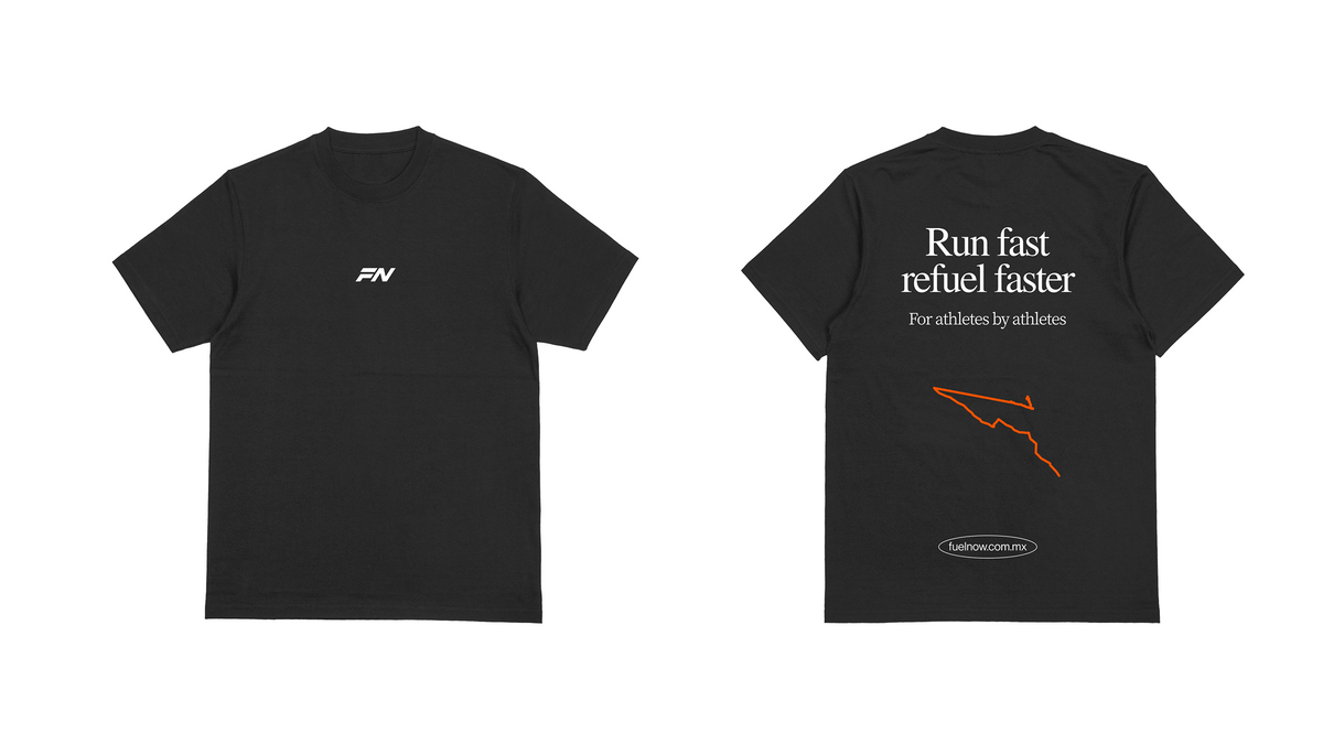 Camiseta FuelNow Manga Corta Negra