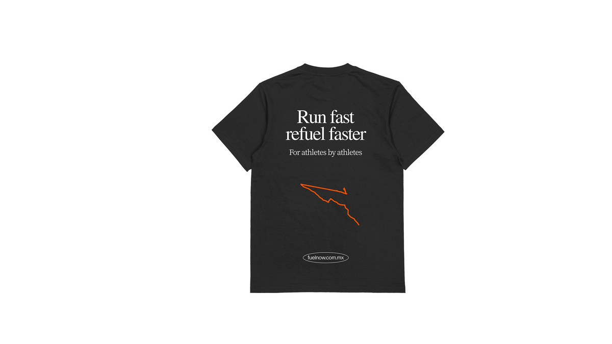 Camiseta FuelNow Manga Corta Negra